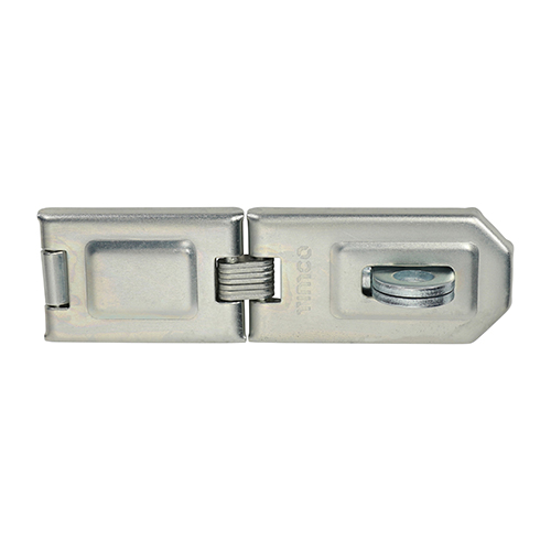 Single Hinged Hasp & Staple - Zinc