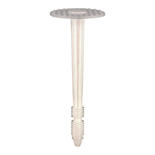 Plastic Insulation Fixings - White