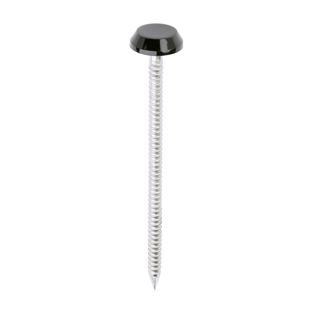 Picture of Polymer Headed Nails - A4 Stainless Steel - Black