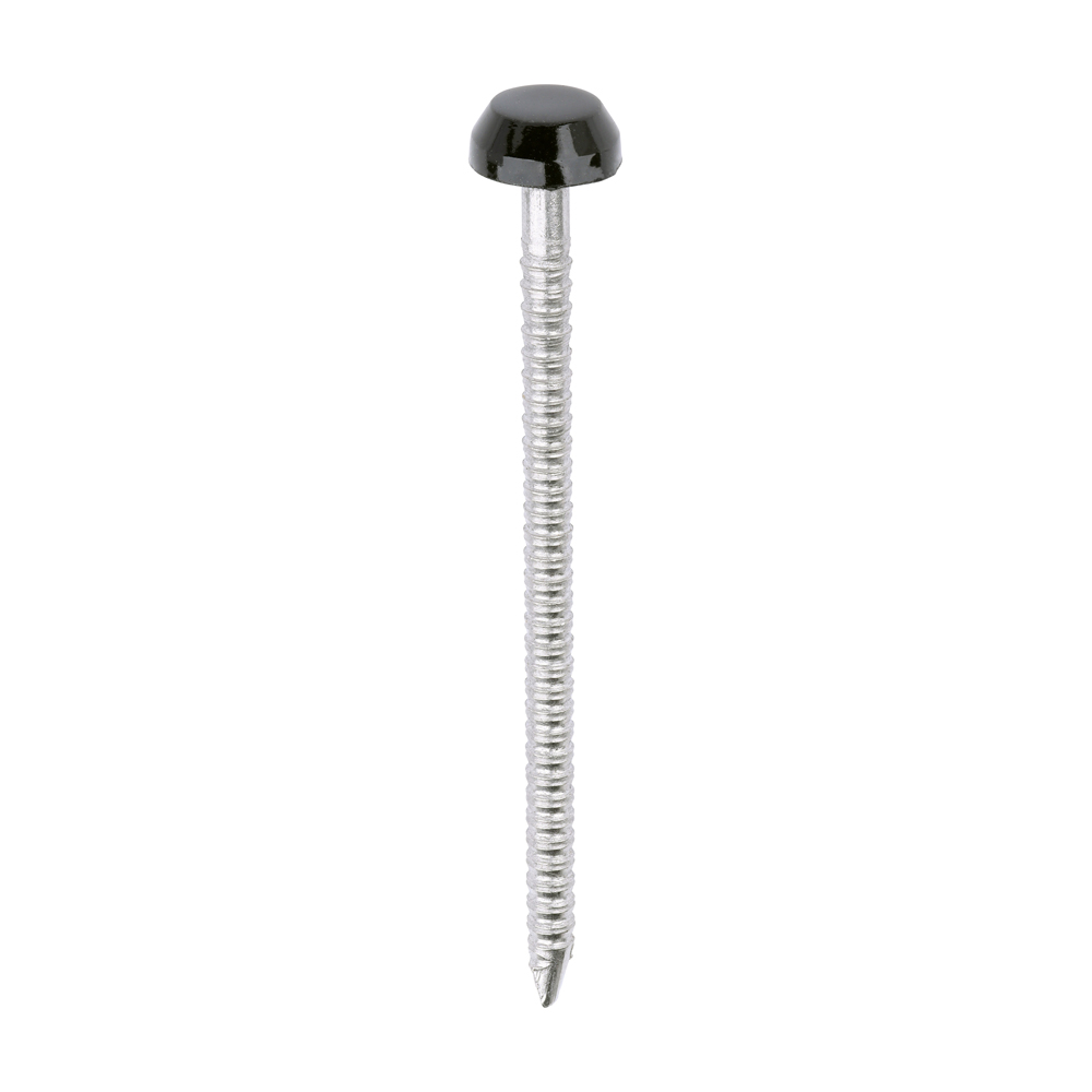 Polymer Headed Pins - A4 Stainless Steel - Black