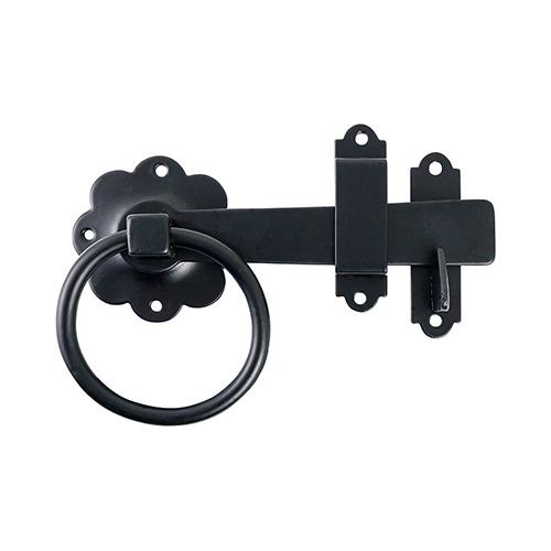 Quality Metal Ring Gate Latch Set Large Black Door India | Ubuy