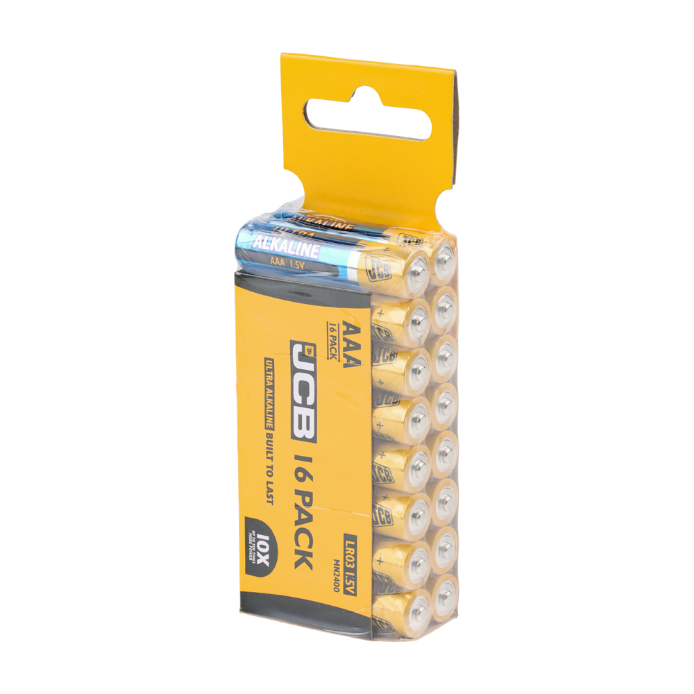 JCB Ultra Alkaline Batteries Trade Pack