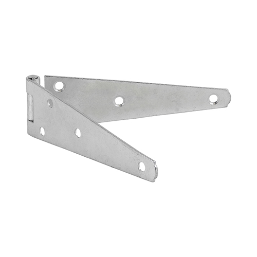 Pair of Medium Strap Tee Hinges - Zinc