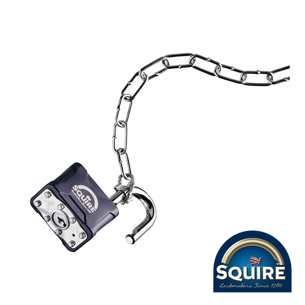 Stronglock Laminated Padlock & Chain - 35C