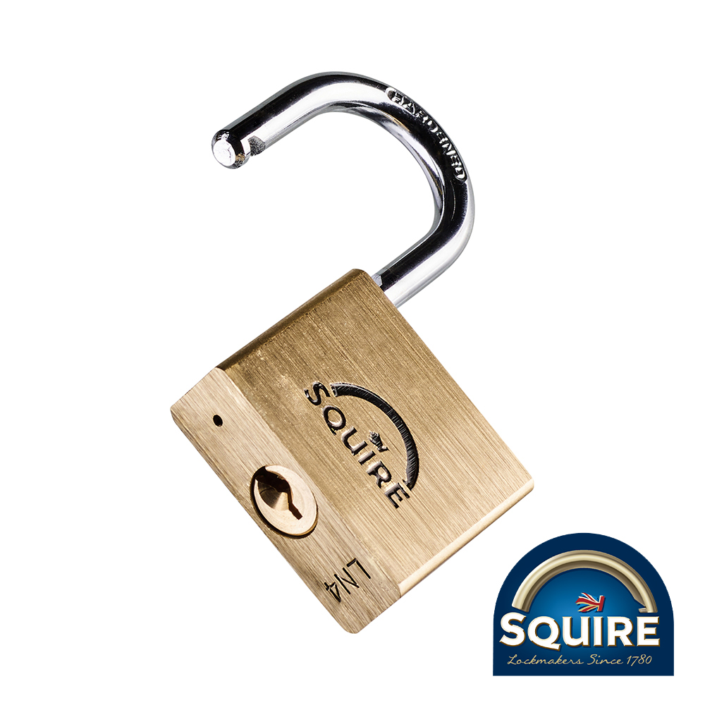 Premium Brass Lion Padlock - Stainless Steel Shackle - LN4S