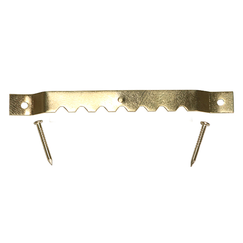 Sawtooth Hangers and Nails - Electro Brass