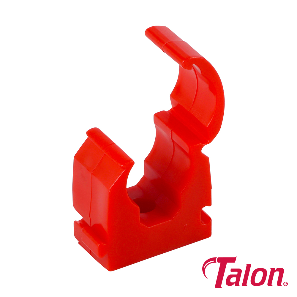 Single Hinged ID Clip - Red - TS15RED20