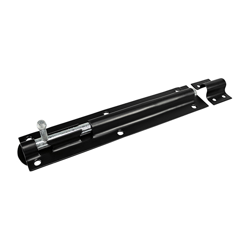 Straight Tower Bolt - Black