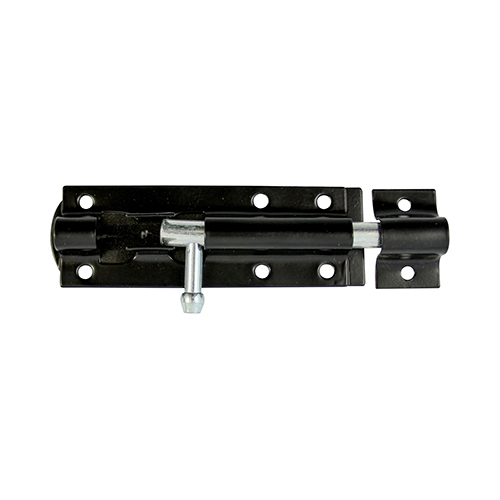 Straight Tower Bolt - Black