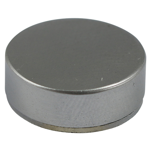 Threaded Screw Caps - Solid Brass - Satin Chrome