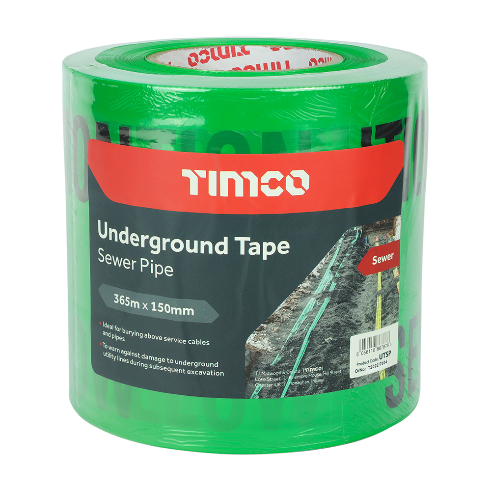 TIMCO  Underground Tape - Sewer Pipe