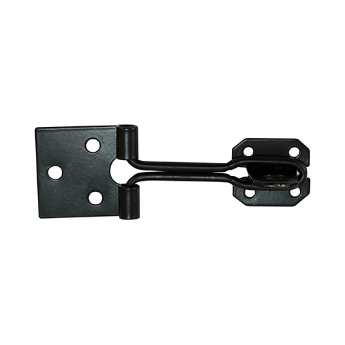 Wire Pattern Hasp & Staple - Black