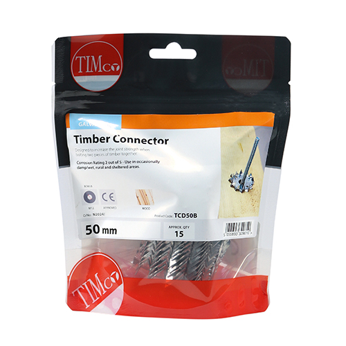 TIMCO Timber Connectors Double Sided Galvanised