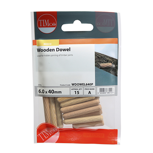 TIMCO Wooden Dowels