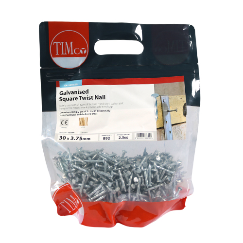 TIMCO Square Twist Nails Galvanised