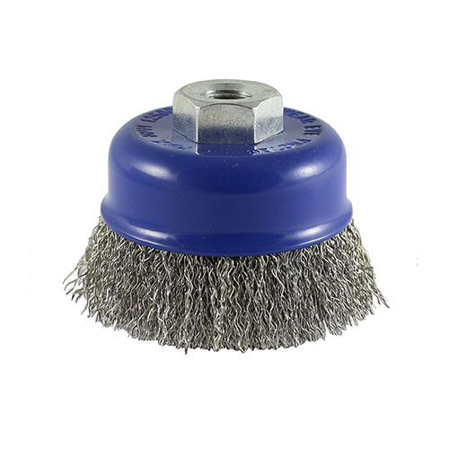 TIMCO Angle Grinder Cup Brush Crimped Stainless Steel