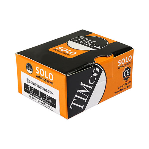 Packs of 1000 Timco SOLO YELLOW WOODSCREW POZI COUNTERSUNK SOLOC 3.5 4 4.5 5 6mm 